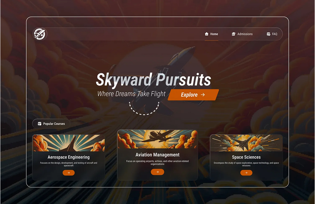 Aerospace Institute Landing Page